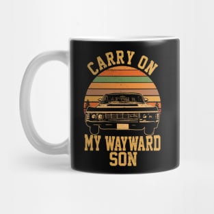 Supernatural Carry On My Wayward Son Mug